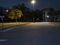 Nighttime Urban Landscape in Detroit