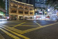 Nighttime Urban Landscape in Hong Kong