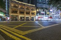 Nighttime Urban Landscape in Hong Kong