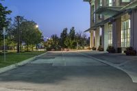 Nighttime Urban Landscape in Toronto, Ontario, Canada