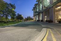 Nighttime Urban Landscape in Toronto, Ontario, Canada