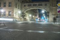 Nighttime View of Berlin Cityscape with Beautiful Architecture