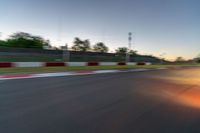 Nürburgring Nordschleife in Germany at Dawn