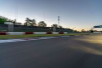 Nürburgring Nordschleife in Germany at Dawn