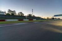 Nürburgring Nordschleife in Germany at Dawn