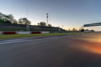 Nürburgring Nordschleife in Germany at Dawn