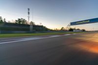 Nürburgring Nordschleife in Germany at Dawn