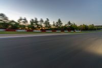 Nürburgring Nordschleife in Germany at Dawn