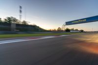 Nürburgring Nordschleife Profile at Dawn in Europe