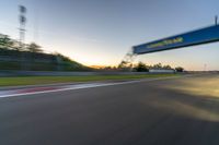 Nürburgring Nordschleife Profile at Dawn in Europe