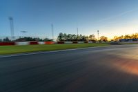 Nürburgring Nordschleife Race Track in Germany at Dawn