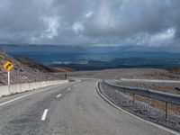 New Zealand's Mountain Landscape: Scenic Asphalt Road