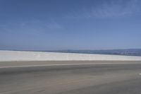 Ocean Horizon: Blue Sky and Clear Atmosphere