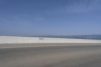 Ocean Horizon: Blue Sky and Clear Atmosphere