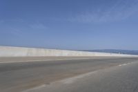 Ocean Horizon: Blue Sky and Clear Atmosphere