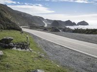 Ocean View Along the Coastal Road of Big Sur