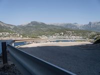 Ocean View from a Switchback Curve in Spain