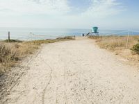 Off-Road Beach Track: Sand and Gravel Adventure