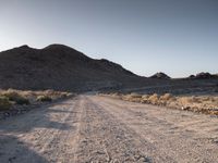 Scenic Off-Road Dirt Track in Alabama Hills, California, USA