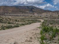 Off-Road Dirt Track in Rural Utah