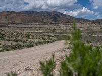 Off-Road Dirt Track in Rural Utah