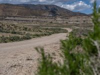 Off-Road Dirt Track in Rural Utah