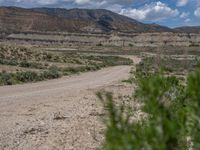 Off-Road Dirt Track in Rural Utah