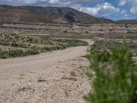 Off-Road Dirt Track in Rural Utah