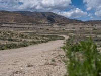 Off-Road Dirt Track in Rural Utah