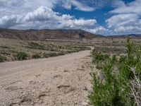 Off-Road Dirt Track in Rural Utah