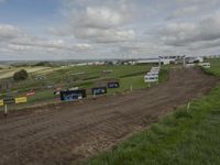 Off-Road Grass Track in the UK Landscape