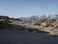 Off-Road Path Through Alabama Hills, California