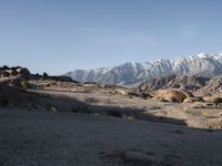 Off-Road Path Through Alabama Hills, California