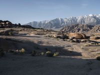 Off-Road Path Through Alabama Hills, California