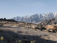 Off-Road Path Through Alabama Hills, California