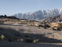 Off-Road Path Through Alabama Hills, California