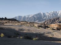 Off-Road Path Through Alabama Hills, California