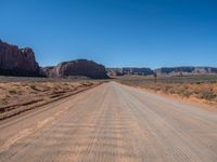 Off-Road Track in Arizona and Utah Landscape