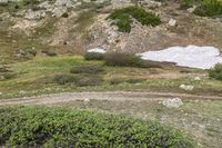 Off-Road Track in the Colorado High Mountains