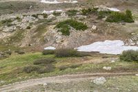 Off-Road Track in the Colorado High Mountains