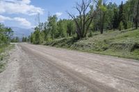 Off-Road Track: Dirt and Mountains in Nature