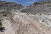 Off-Road Track in the Highland Mountain Landforms