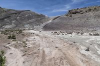 Off-Road Track in the Highland Mountain Landforms