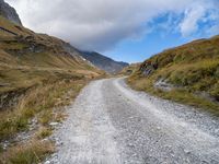 Off-Road Track in the Highlands of Austria: Gloomy Landscape 001