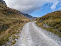 Off-Road Track in the Highlands of Austria: Gloomy Landscape 002