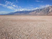 Off-Road Track in the Landscape Mountains