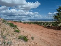 Off Road Track to Overlook in Utah