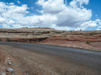 Off-Road Track in the Red Rock Landscape of Utah, USA