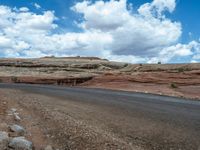 Off-Road Track in the Red Rock Landscape of Utah, USA