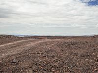 Off Road Track Through Sandy Landscape